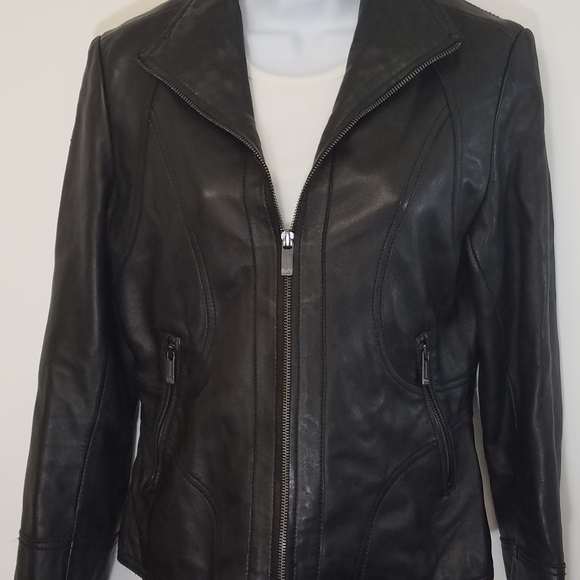 Andrew Marc Jackets & Coats Marc Of New York Jacket Leather Black